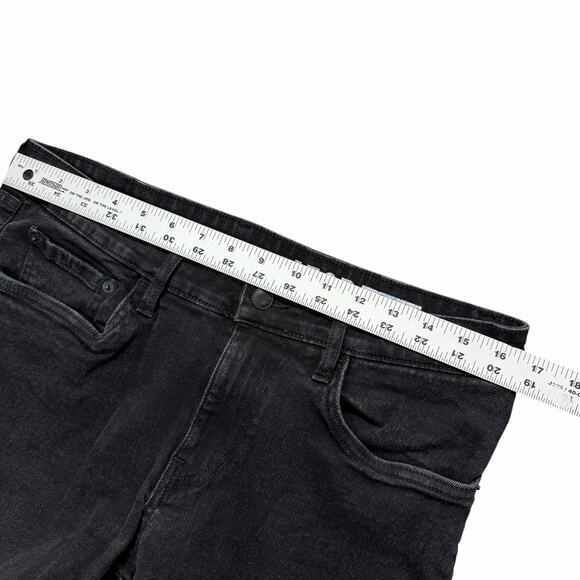 Izod Jeans Mens 32 x 28 Slim Taper Fit Denim Pants Black Stretchy - Picture 5 of 11